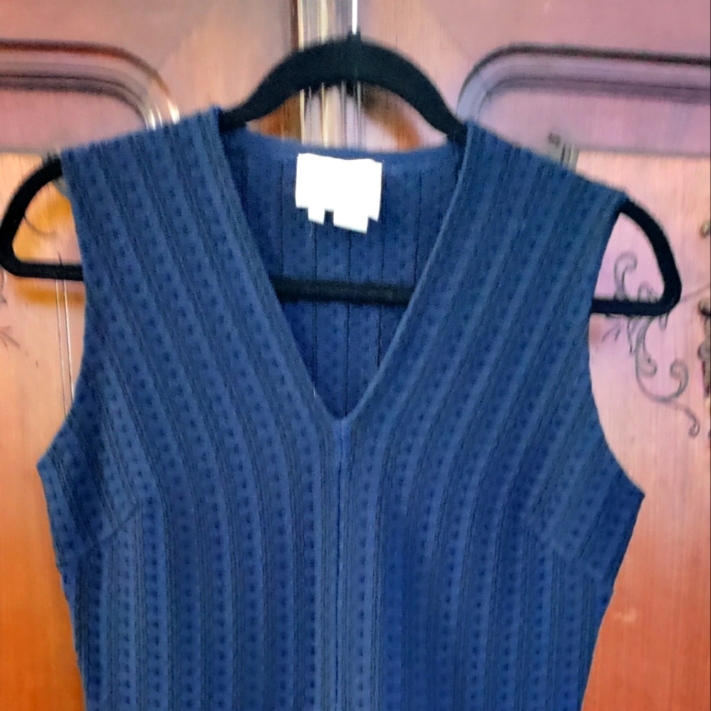 Kate Spade Navy Blue Flared  Dress, Size S